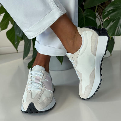 Womens New Balance 327 Trainers - Sea Salt