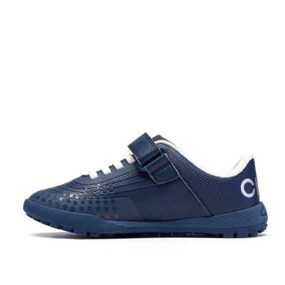 Boys Clarks CICA Goal Kid Football Shoes - Navy