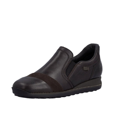 Womens Rieker 44296 Mocha Casual Shoes - Mocha
