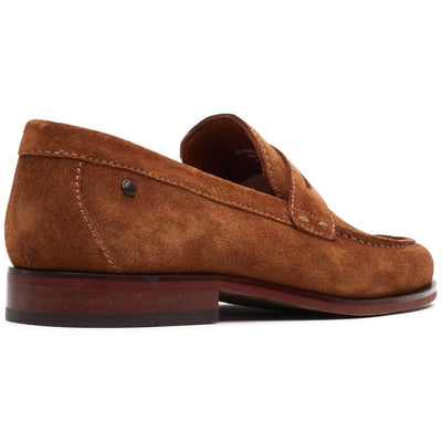 Mens Base London Slate Loafers - Camel