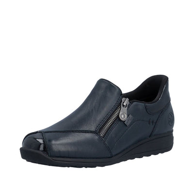 Womens Rieker 47267 Sea Blue Casual Shoes - Sea Blue