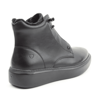 Womens Heavenly Feet Petra Lined Wedge Booties - Earth-Brown