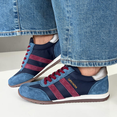 Womens Drilleys Ninety Nine Trainers - Blood Line