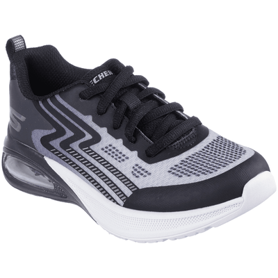 Boys Skechers Microspec Max Advance Trainers - Black