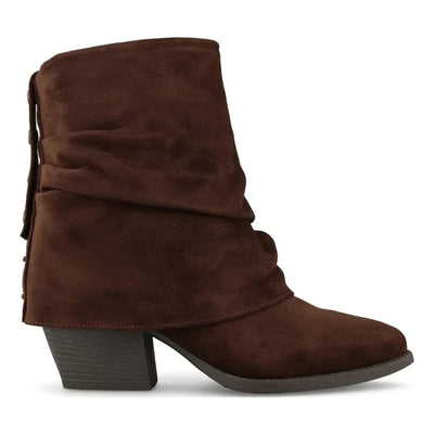 Womens Lunar Monica Ankle Boots - Dark Brown