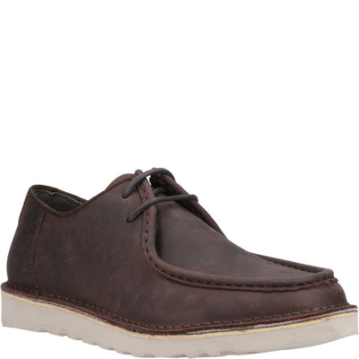 Mens Hush Puppies Otis Brown Casual Shoes - Brown