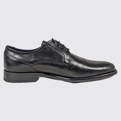 Mens Dubarry Darrel Black Derby Formal Lace-up Shoe - Black