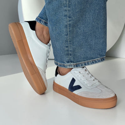 Womens Drilleys Signature Ninety Trainers - Blue Flurry