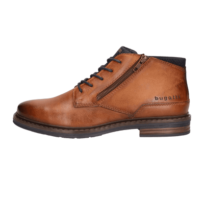 Bugatti Mens AOC30 Cognac Tan Ankle Boots - Cognac - Tan