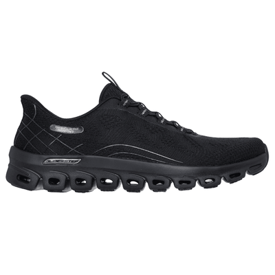 Womens Skechers Slip Ins Glide Step Elevate Trainers - Black
