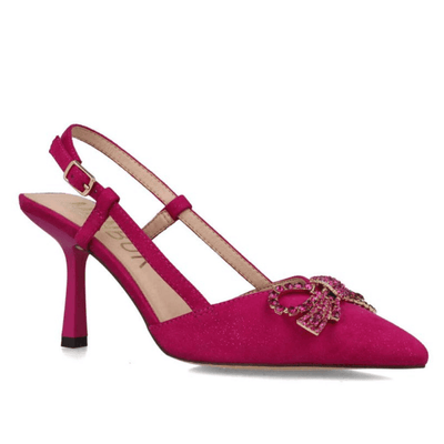 Womens Menbur 26032 Slingback Heels - Magenta