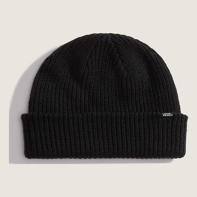 Unisex Vans Core Basic Cuff Black Beanie - Black