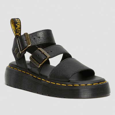 Womens Dr Martens Gryphon Quad Sandals - Black