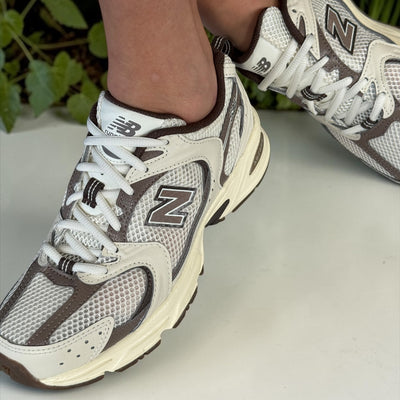Womens New Balance 530 Trainers in Beige and Brown - Beige and Brown