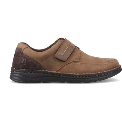 Mens Hush Puppies Forde Touch Fastening Casual Shoes - Tan