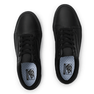 Vans Kids Comfycush Old Skool Black Lace Trainer - Black