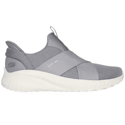 Womens Skechers Slip Ins-Bobs Sport Squad Chaos - Grey