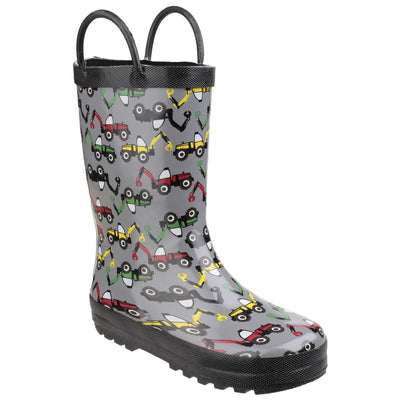 Kids Cotswold Puddle Wellingtons - Digger