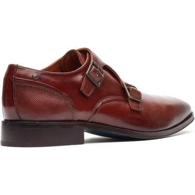 Mens Base London Cleric Dress Shoes - Burnt Tan