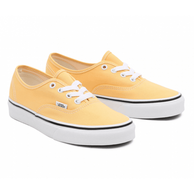 Unisex Vans Authentic Lace Up Trainers - Flax Yellow