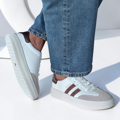 Womens Drilleys Thirty Three Trainers - Rustic Flurry