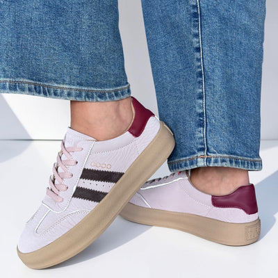 Womens Drilleys Thirty Three Trainers - Mash Cocoa