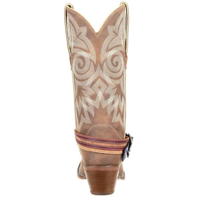 Womens Durango Crush Flag Brown and Khaki Boots - Brown and Khaki