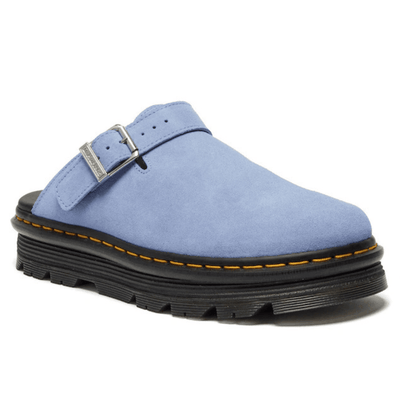 Womens Dr Martens Zebzag Suede Causal Mules - Cornflower Blue