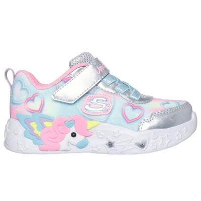 Skechers Infants Unicorn Charmer Trainers - Silver Multi