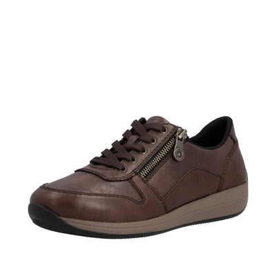 Womens Rieker N1100 Trainers - Chestnut