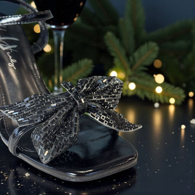 Womens Una Healy Kiss An Angel Open Toe Heels - Vinyl Dazzle