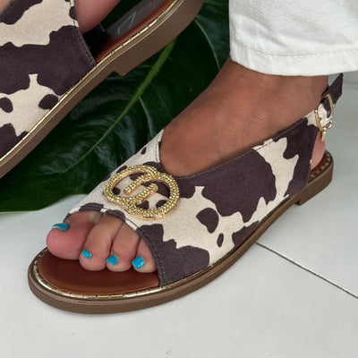 Womens Una Healy BLANK SPACE Sandals - Pasture