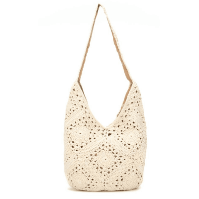 Womens Refresh 183403 Woven Shoulder Bag - Ice