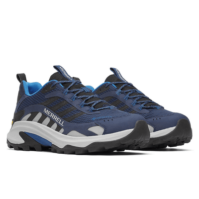 Merrell Mens Moab Speed 2 Gore-Tex Hiking Trainers - Navy