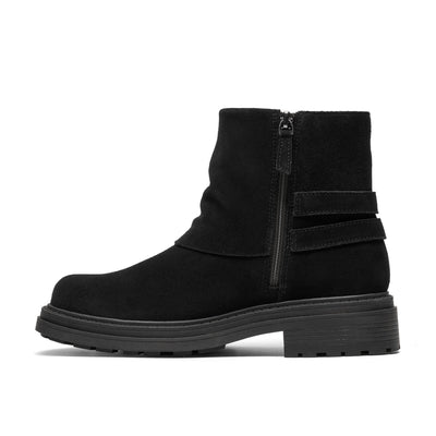 Womens Clarks Orinoco3 Trim Ankle Boots - Black