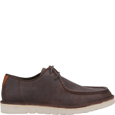 Mens Hush Puppies Otis Brown Casual Shoes - Brown