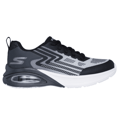 Boys Skechers Microspec Max Advance Trainers - Black