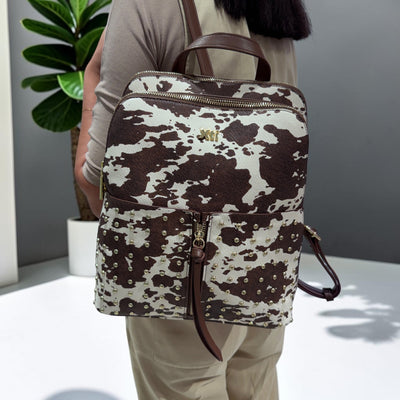 Womens Xti 184714 Cow Print Backpack - Cow