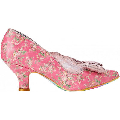 Womens Irregular Choice Marma Ladies Mid Heel Shoes - Pink