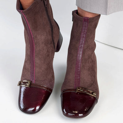 Womens Hispanitas 265016 Espresso Varsovia Ankle Boots - Espresso