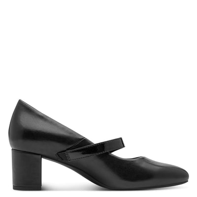 Womens Jana 22701 Block Heels - Black