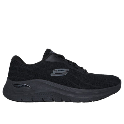 Womens Skechers 108266EC Atheletic Arch Fit Trainer - Black - Black
