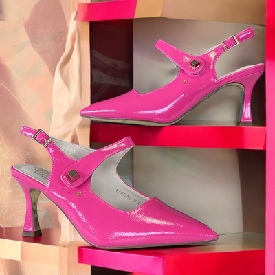 Womens Kate Appleby Parciau Pointed Toe Slingback Heels - Strong Pink