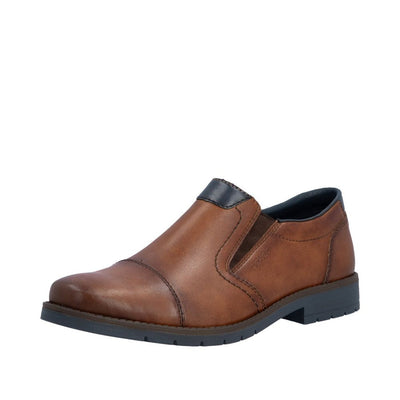 Mens Rieker 13950 Almond Casual Slip-On Shoe - Almond