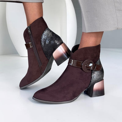 Womens Redz ABP91101 Ankle Boots - Brown