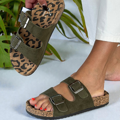 Womens Lunar Pecan Sandals - Sage