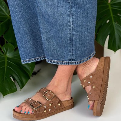 Womens Drilleys Ninety Seven Driftwood Sandals - Driftwood