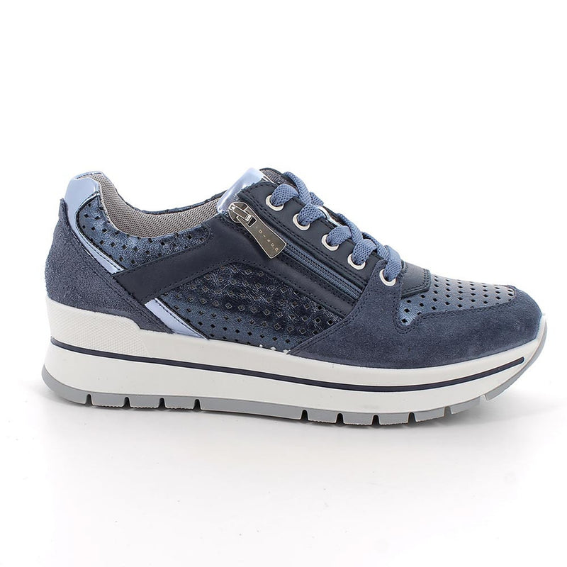 Womens Igi & Co Side Zip Trainers - Navy
