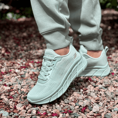 Womens Skechers Bobs Sport B Flex Hi Trainers - Sage
