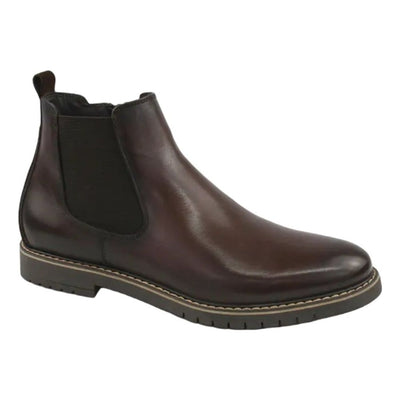 Mens Dubarry Seth Brown Leather Chelsea Boots - Brown
